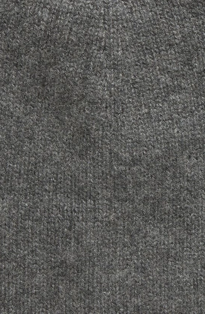Shop Vince Boiled Cashmere Chunky Knit Beanie In Med Heather Grey