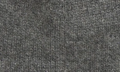 Shop Vince Boiled Cashmere Chunky Knit Beanie In Med Heather Grey