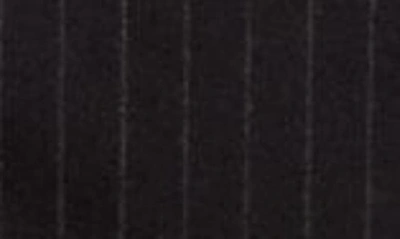 Shop Brunello Cucinelli Chalk Stripe Double Breasted Virgin Wool Flannel Suit In C003-black