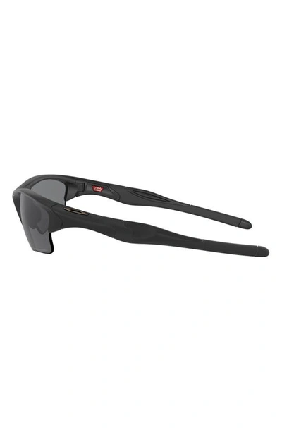 Oakley Half Jacket® 2.0 62mm Polarized Rectangular Sunglasses In Matte Black