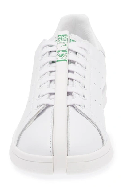 Shop Adidas Originals Gender Inclusive Stan Smith Split Sneaker In White/ White/ Black