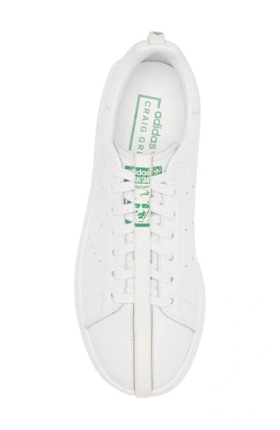 Adidas Originals Adidas X Craig Green Gender Inclusive Stan Smith Split Sneaker In White/ White/ Black
