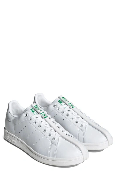 Shop Adidas Originals Gender Inclusive Stan Smith Split Sneaker In White/ White/ Black