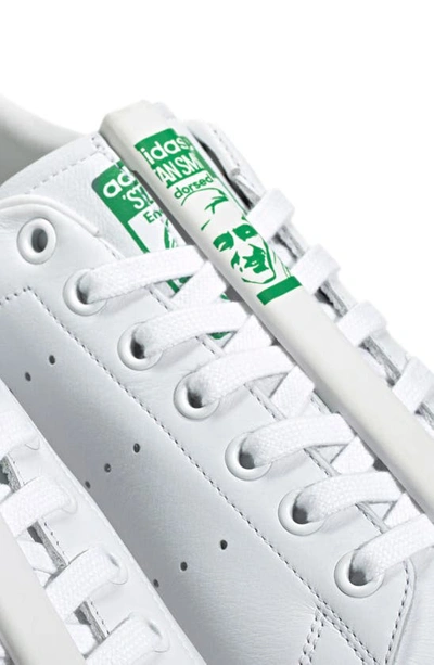 Shop Adidas Originals Gender Inclusive Stan Smith Split Sneaker In White/ White/ Black