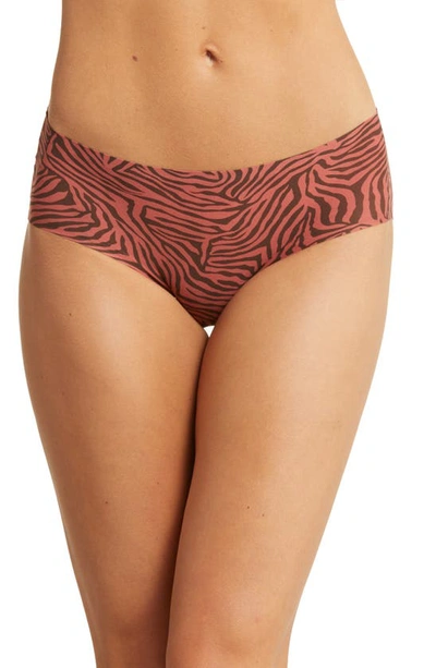 Shop Chantelle Lingerie Soft Stretch Seamless Hipster Panties In Safari Chic-8x