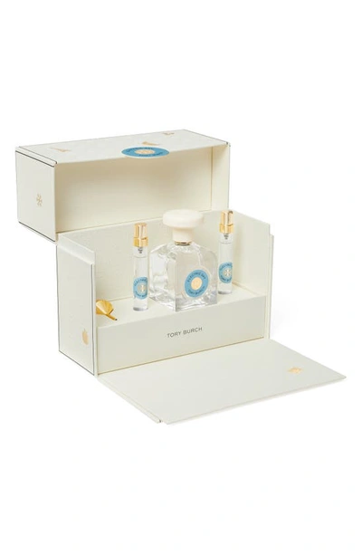 Shop Tory Burch Electric Sky 3-piece Fragrance Set (limited Edition) $199 Value