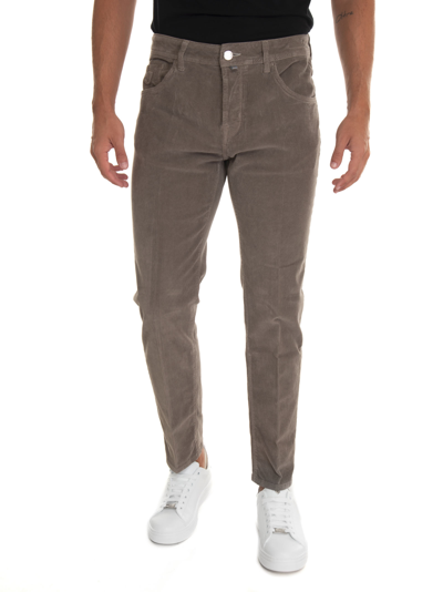 Shop Jacob Cohen X Histores Scott 5-pocket Trousers In Beige