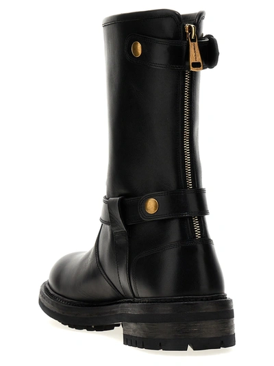 Shop Dolce & Gabbana Leather Boots Boots, Ankle Boots Black