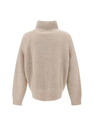 Shop Isabel Marant Bryson Sweater In Light Beige
