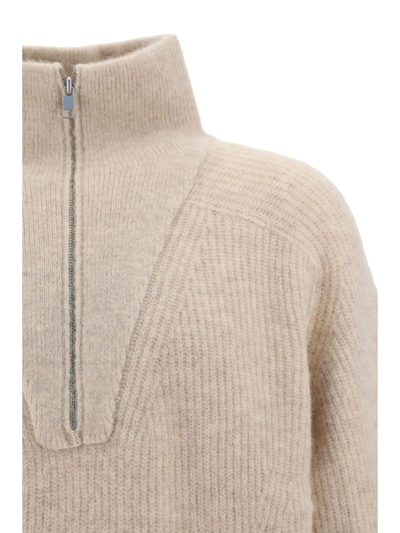 Shop Isabel Marant Bryson Sweater In Light Beige
