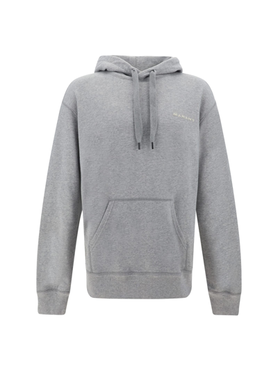 Shop Isabel Marant Marcello Hoodie In Grey