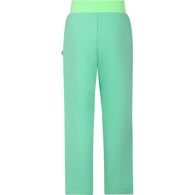Shop Billieblush Green Trousers For Girl With Logo