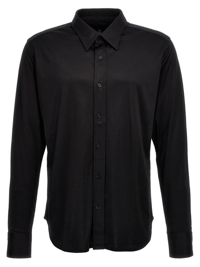 Shop Tom Ford Silk Shirt Shirt, Blouse Black