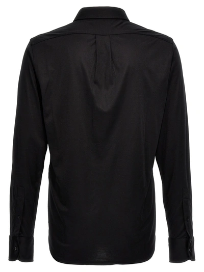 Shop Tom Ford Silk Shirt Shirt, Blouse Black