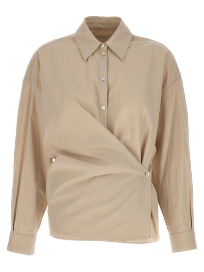 Shop Lemaire Twisted Shirt, Blouse Pink