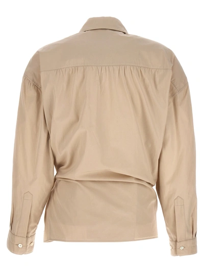 Shop Lemaire Twisted Shirt, Blouse Pink