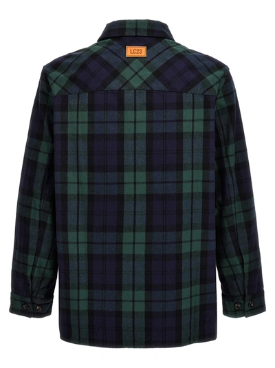 Shop Lc23 Blackwatch Shirt, Blouse In Green