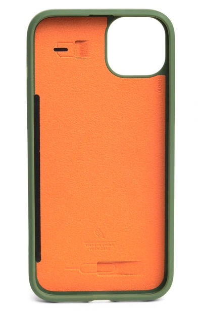 Shop Bellroy Iphone 14 Plus Card Case In Evergreen