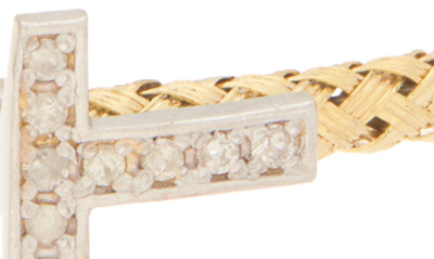 Meshmerise Diamond Bangle Bracelet In Yellow