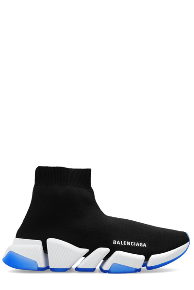 Shop Balenciaga Speed 2 0 Sneakers In Black