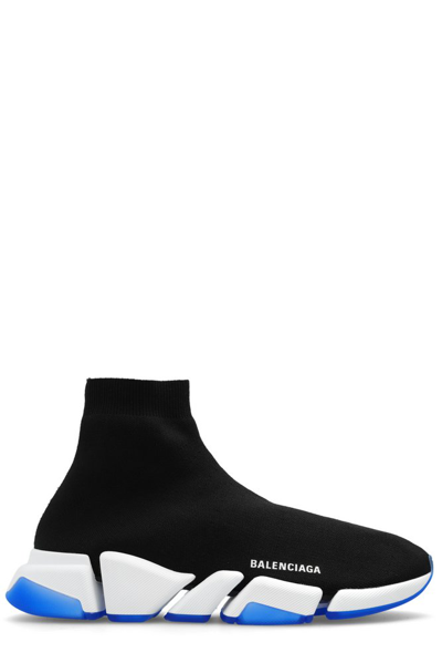 Shop Balenciaga Speed 2.0 Sneakers In Black