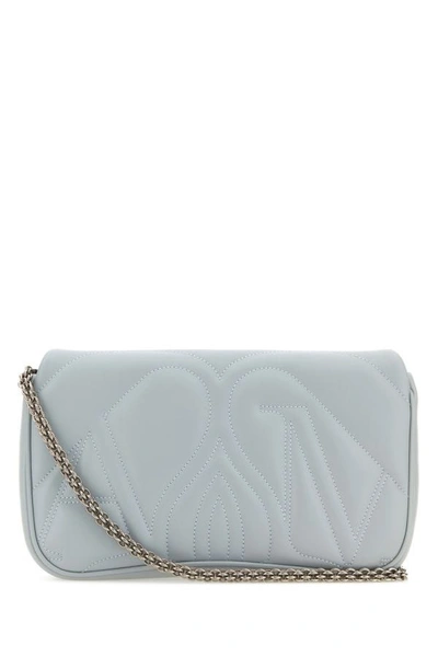 Alexander Mcqueen Women's Shoulder Bag Seal In Blue