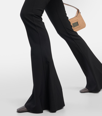 Jean Paul Gaultier X Knwls Cutout Flared Pants In Black