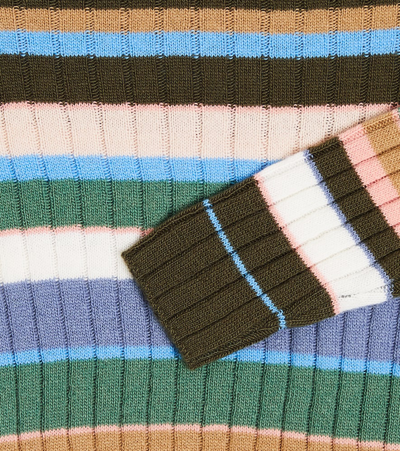 Il Gufo Striped Sweater In Multicoloured