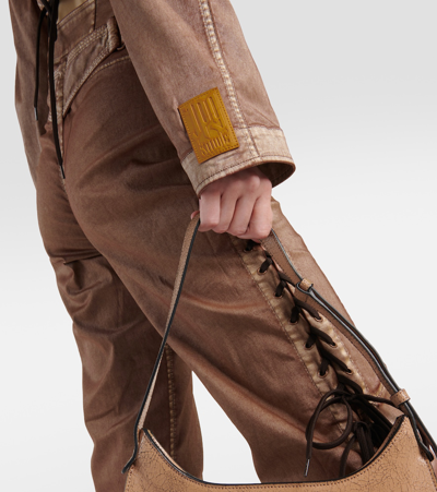 Jean Paul Gaultier Brown Knwls Edition Jacket In Brown