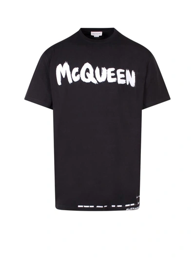 Shop Alexander Mcqueen T-shirt In Black