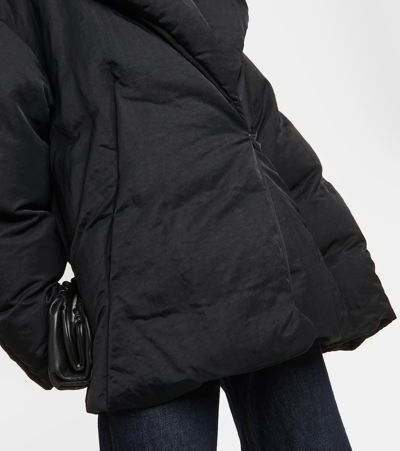 Dries Van Noten Voltaire Oversized Down Jacket In Black