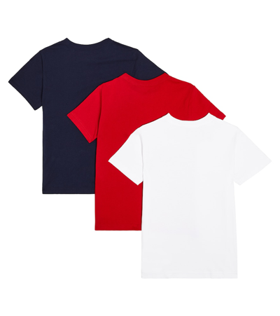 Polo Ralph Lauren Set Of 3 Cotton Jersey T-shirts In Multicoloured