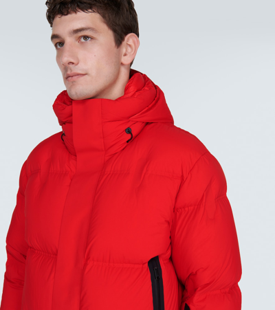 Zegna Oversized Ski Jacket In Red