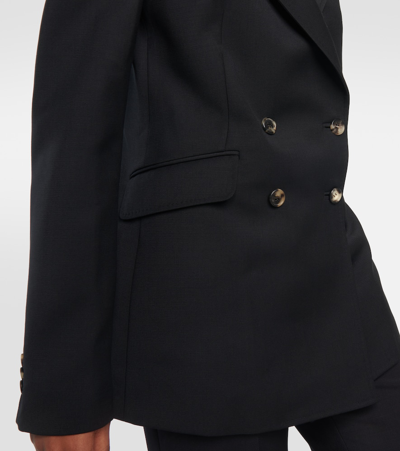 Shop Gabriela Hearst Angela Wool Blazer In Black