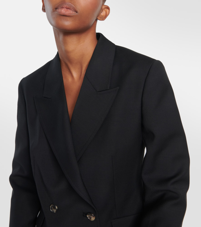 Shop Gabriela Hearst Angela Wool Blazer In Black