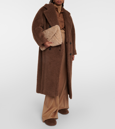 Shop Max Mara Faust Alpaca, Cashmere, And Silk Coat In Brown