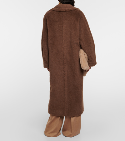 Shop Max Mara Faust Alpaca, Cashmere, And Silk Coat In Brown