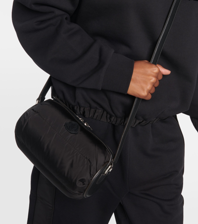 Shop Moncler Keoni Small Crossbody Bag In Black