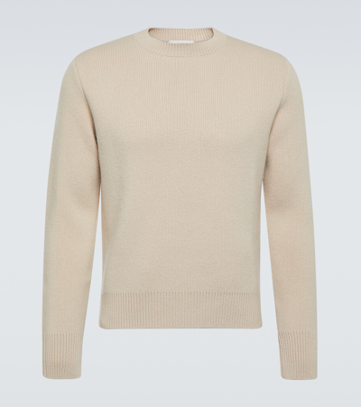 Shop Lanvin Wool And Cashmere Sweater In Beige