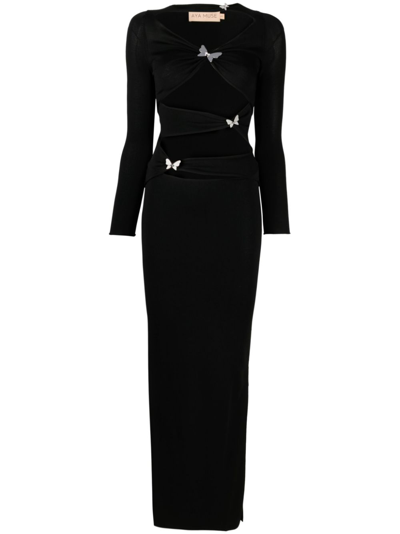 Shop Aya Muse Atalo Cut-out Dress - Women's - Nylon/viscose/silk In Black