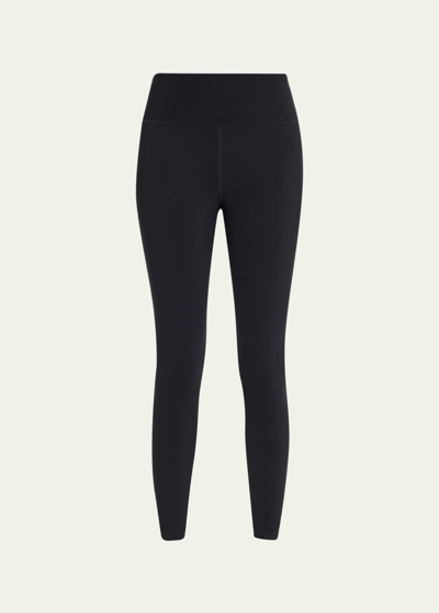 Shop Alo Yoga High-waist Solid Vapor Leggings In Black