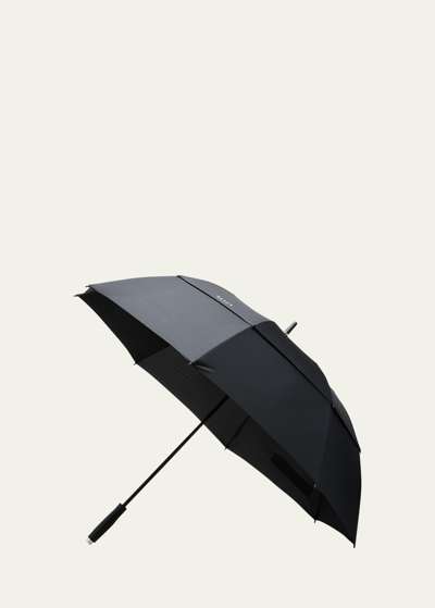 Shop Davek Men's X-large Folding Umbrella In Black