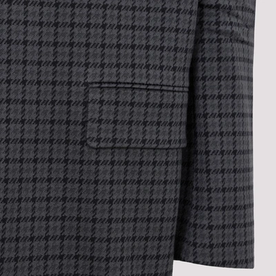 Shop Balenciaga Knitted Jacket In Grey