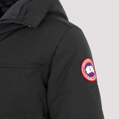 Shop Canada Goose Macmillan Parka Wintercoat In Black