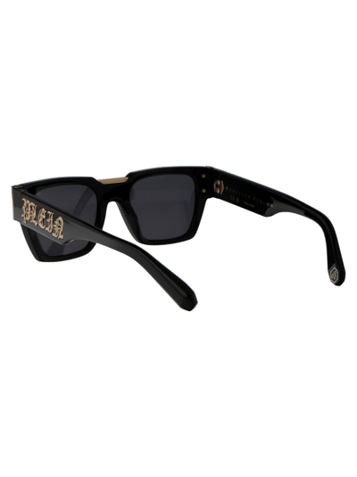 Shop Philipp Plein Spp095m Sunglasses In 0700 Black