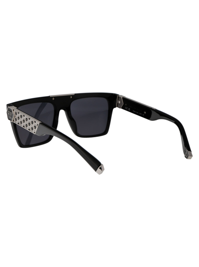 Philipp Plein Spp080 Sunglasses In 700w Black