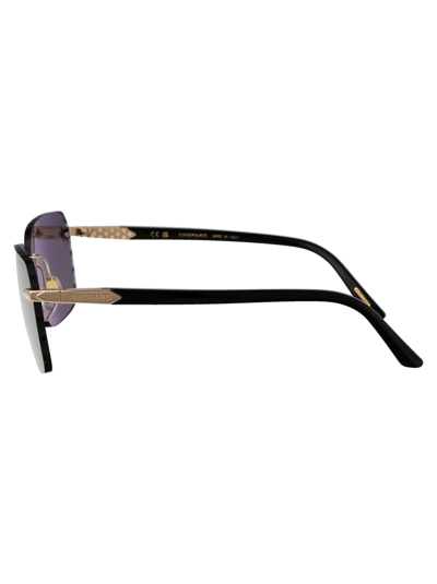 Shop Chopard Schg62 Sunglasses In 300p Gold