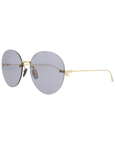 Shop Gucci Women's Gg1149s 60mm Sunglasses In Gold