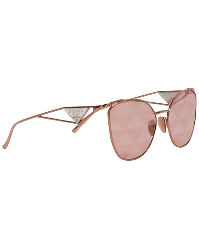 Shop Prada Women's Pr50zs 59mm Sunglasses In Pink