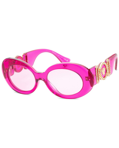 Shop Versace Women's 54mm Sunglasses In Pink